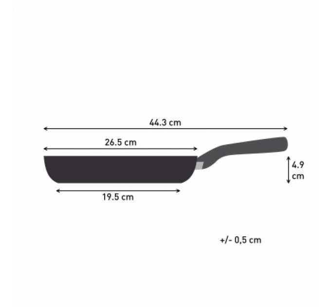 Tefal Сковорода Tefal So' Light 26см чорна (H0560542)