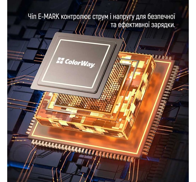 ColorWay Кабель ColorWay USB Type-C + USB Type-C (M/M), 5.0 А, 1 м, Black (CW-CBPDCC069-BK)