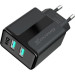 Grand-X Зарядний пристрій Grand-X CH-15T 5V 2,4A 2USB Black + cable USB -> Type-C (CH-15T)