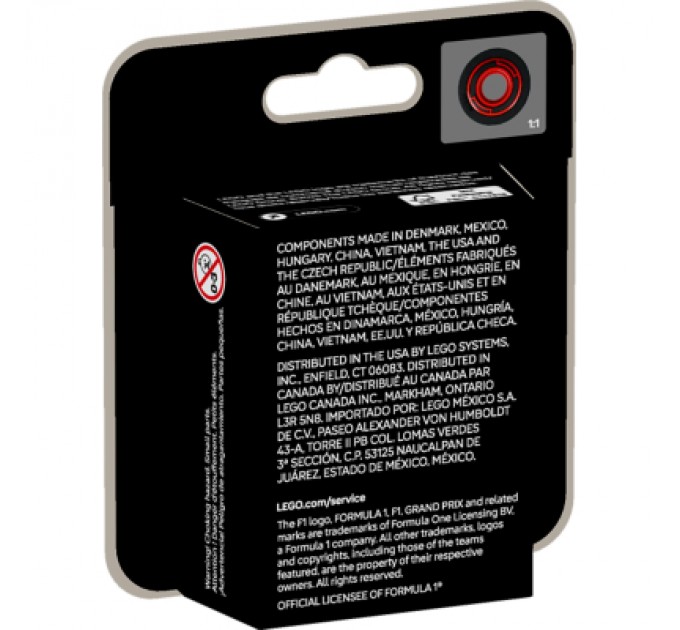 LEGO Конструктор LEGO Minifigures Колекційні автомобілі для перегонів F1 (71049)