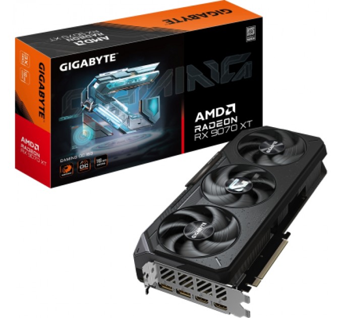 Відеокарта GIGABYTE Radeon RX 9070 XT 16Gb GAMING OC (GV-R9070XTGAMING OC-16GD)