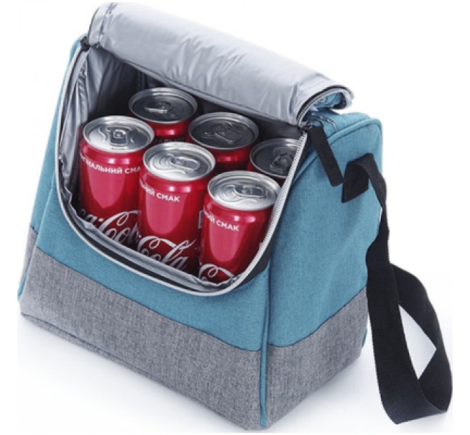 СИЛА Термосумка СИЛА 8 л бірюзова (25х15х21 см) (960606)