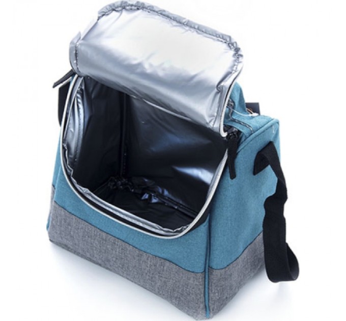СИЛА Термосумка СИЛА 8 л бірюзова (25х15х21 см) (960606)