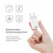 Мережевий зарядний пристрій ColorWay GaN Mini 30W PD Port PPS USB (Type-C PD + USB QC4.0) White (CW-CHS053PDC-WT) + кабель USB Type-C