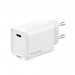Мережевий зарядний пристрій ColorWay GaN Mini 45W PD Port PPS USB-C White (CW-CHS057PD-WT)
