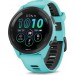 Garmin Смарт-годинник Garmin Forerunner 265 Black Bezel with Aqua Case and Aqua/Black Silicone Band (010-02810-52)