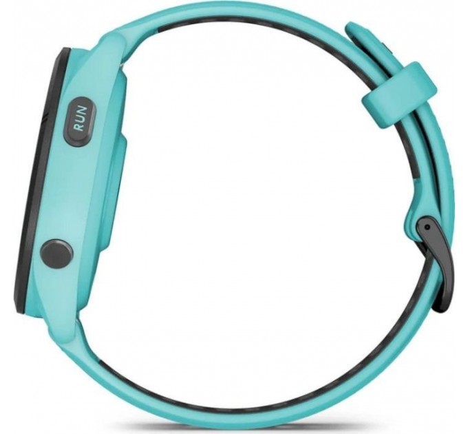 Garmin Смарт-годинник Garmin Forerunner 265 Black Bezel with Aqua Case and Aqua/Black Silicone Band (010-02810-52)