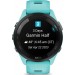 Garmin Смарт-годинник Garmin Forerunner 265 Black Bezel with Aqua Case and Aqua/Black Silicone Band (010-02810-52)