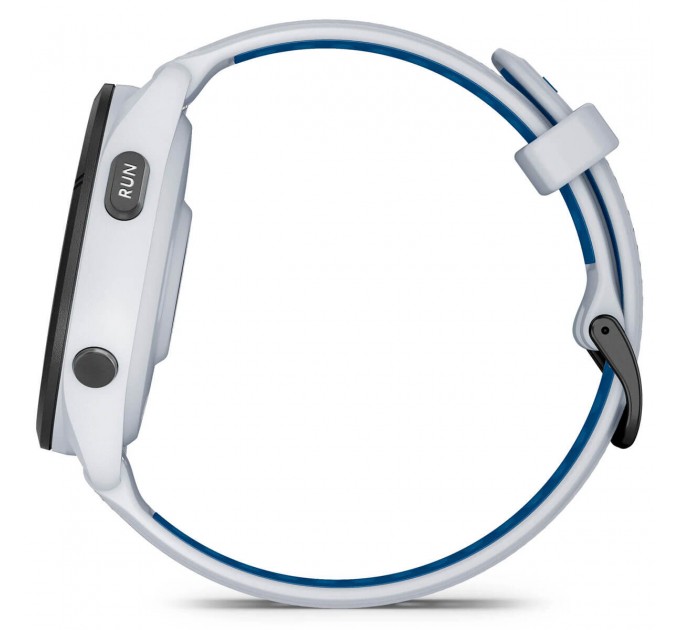 Garmin Смарт-годинник Garmin Forerunner 265 Black Bezel with Whitestone Case and Whitestone/Tidal Blue Silicone Band (010-02810-51)