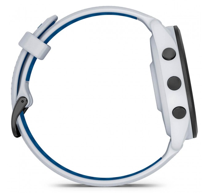 Garmin Смарт-годинник Garmin Forerunner 265 Black Bezel with Whitestone Case and Whitestone/Tidal Blue Silicone Band (010-02810-51)