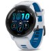 Garmin Смарт-годинник Garmin Forerunner 265 Black Bezel with Whitestone Case and Whitestone/Tidal Blue Silicone Band (010-02810-51)