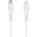 Canyon Дата кабель USB-C to Lightning 1.2m MFI White Canyon (CNS-MFIC4W)