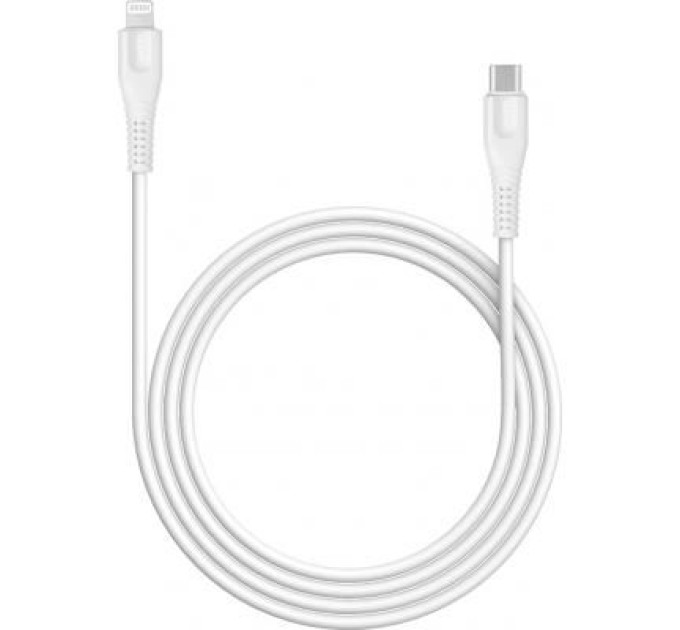 Canyon Дата кабель USB-C to Lightning 1.2m MFI White Canyon (CNS-MFIC4W)