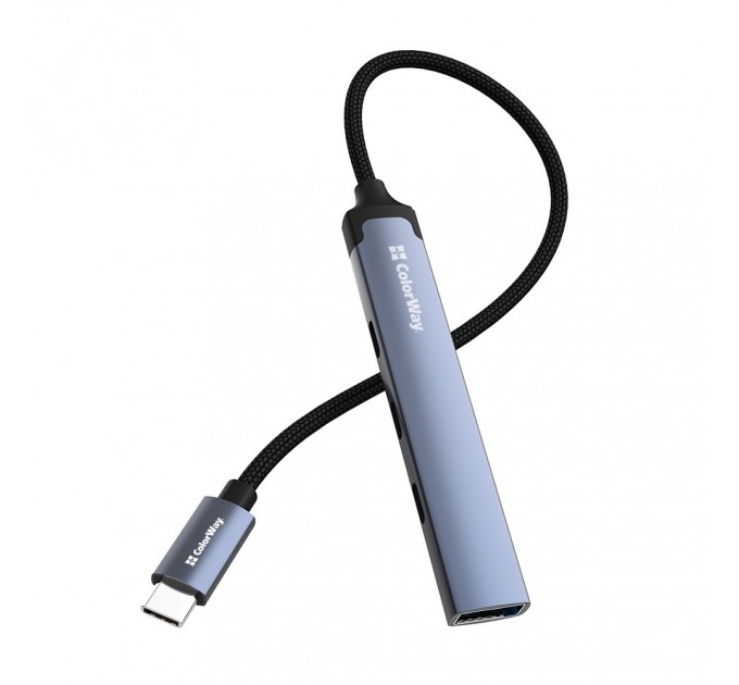 ColorWay Концентратор СolorWay USB-C 4-в-1 USB-C2.0х3/USB3.0 (CW-HUB07)