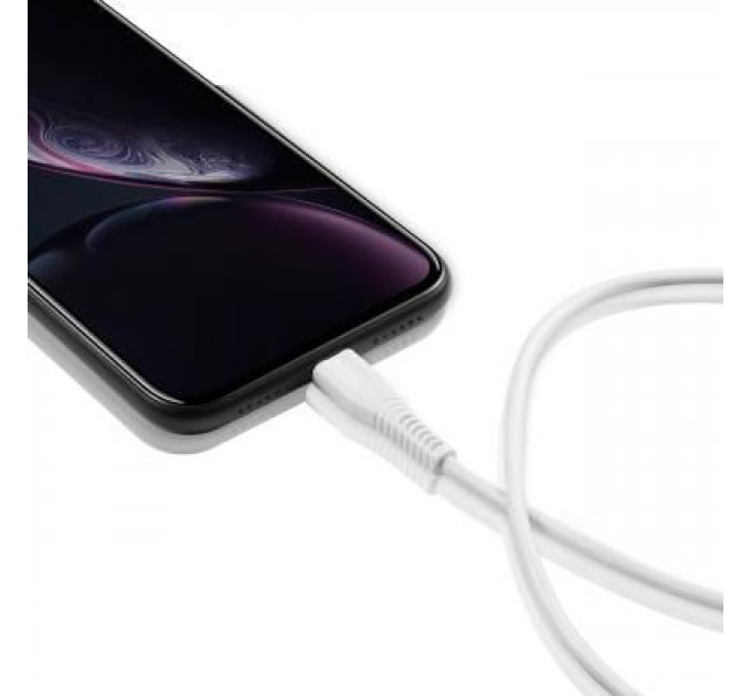 Canyon Дата кабель USB-C to Lightning 1.2m MFI White Canyon (CNS-MFIC4W)