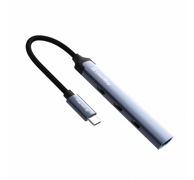 ColorWay Концентратор СolorWay USB-C 4-в-1 USB-C2.0х3/USB3.0 (CW-HUB07)