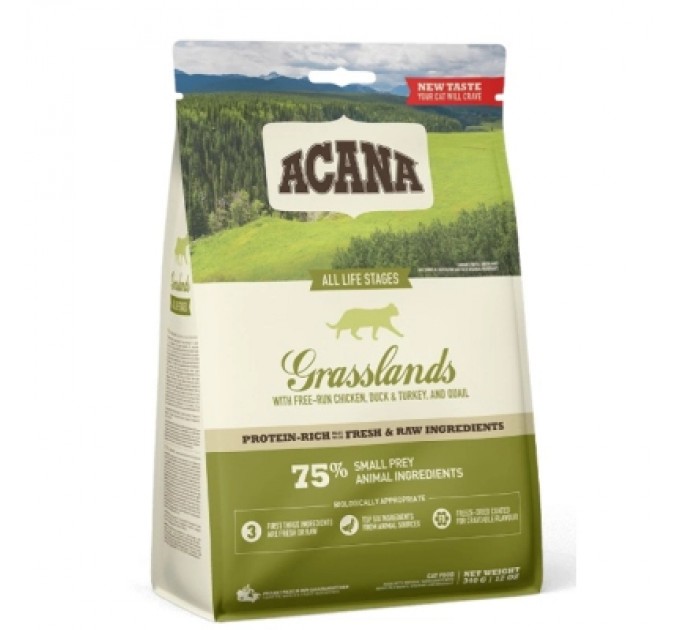 ACANA Сухий корм для кішок ACANA Grasslands 340 г (0064992642341)