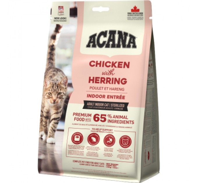 ACANA Сухий корм для кішок ACANA Indoor Entree 340 г (0064992714482)