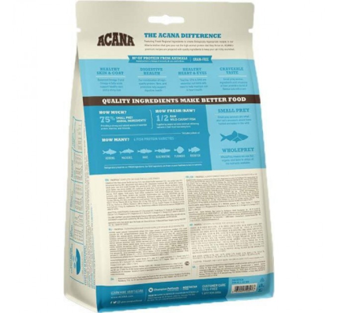 ACANA Сухий корм для кішок ACANA Pacifica 340 г (0064992641344)