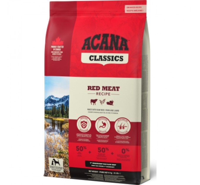 ACANA Сухий корм для собак ACANA Red Meat Recipe 9.7 кг (0064992561123)
