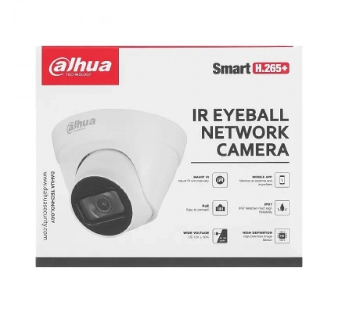 Dahua Камера відеоспостереження Dahua DH-IPC-HDW1230T1 (2.8)