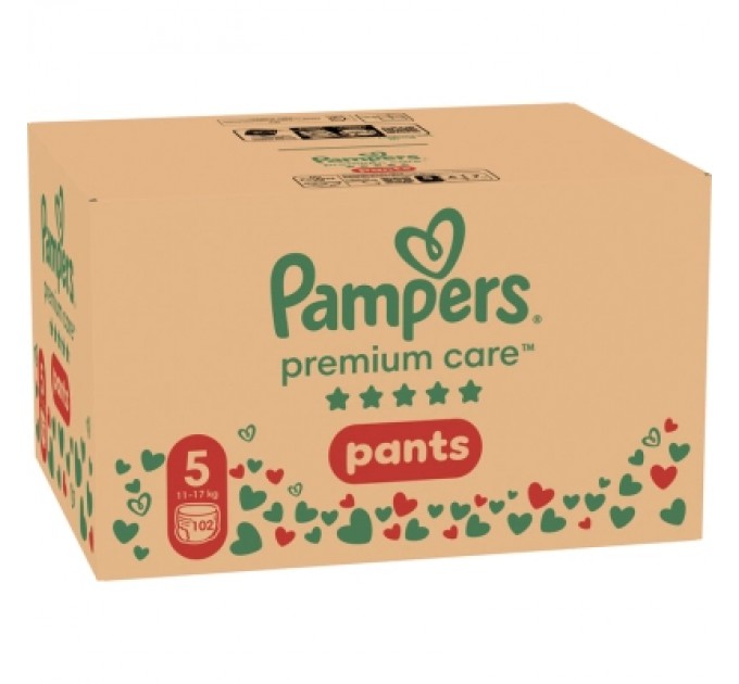 Pampers Підгузки Pampers Premium Care Pants Junior Розмір 5 (12-17 кг) 102 шт (8700216829380)