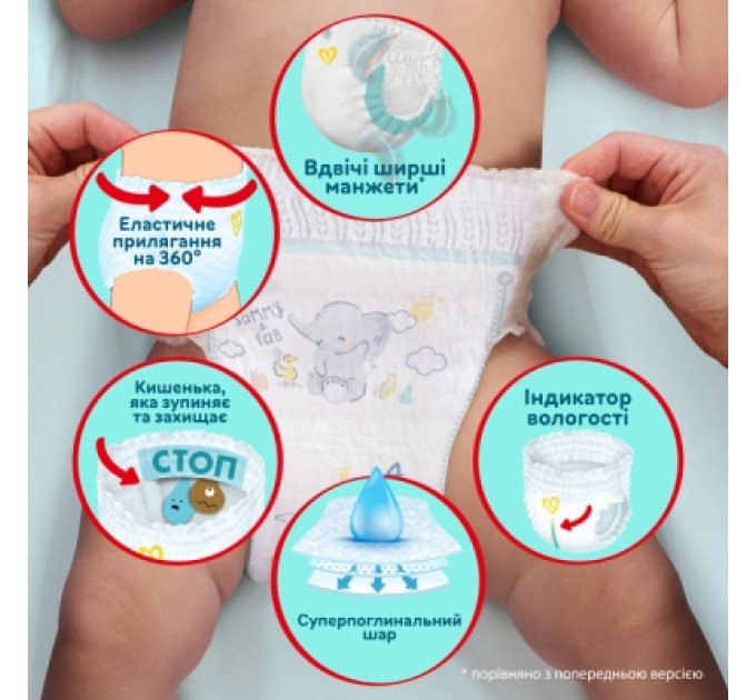Pampers Підгузки Pampers Premium Care Pants Junior Розмір 5 (12-17 кг) 102 шт (8700216829380)