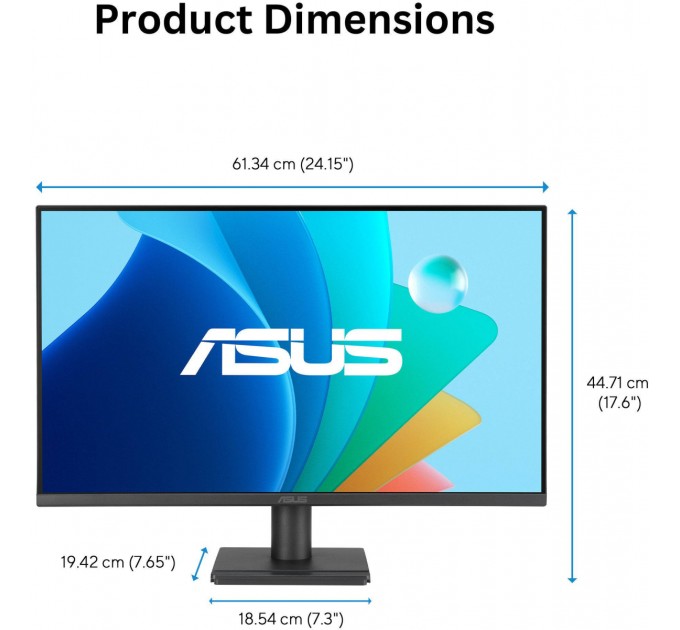 ASUS Монітор Asus 27" VA279HG (90LM04J1-B02371) IPS Black 120Hz