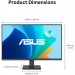 ASUS Монітор Asus 27" VA279HG (90LM04J1-B02371) IPS Black 120Hz