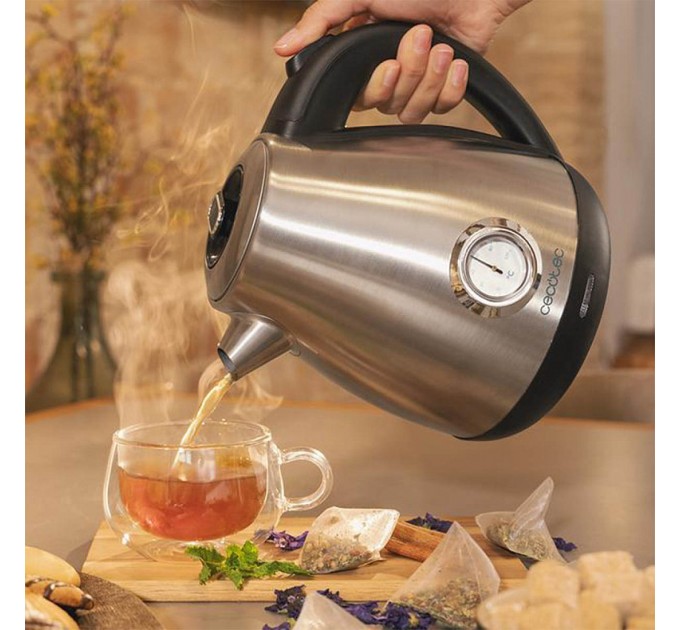 Cecotec Електрочайник Cecotec ThermoSense 620 Retro Steel (CCTC-01458)