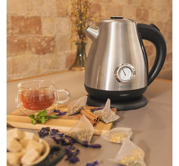 Cecotec Електрочайник Cecotec ThermoSense 620 Retro Steel (CCTC-01458)