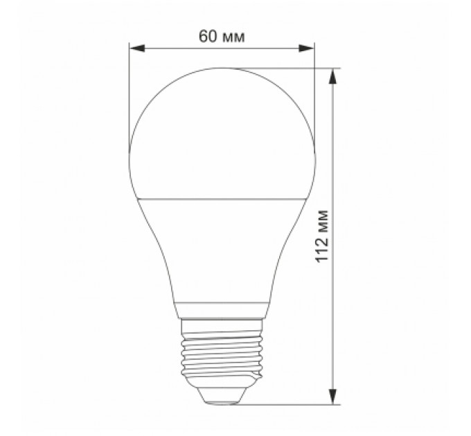 Videx Лампочка Videx LED A60h 8.8W E27 4100K (VL-A60h-88274)