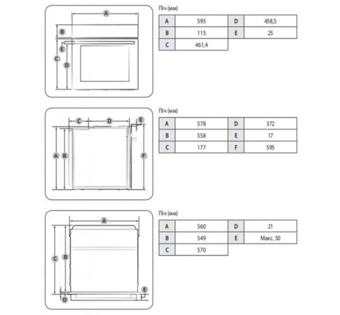 Samsung Духова шафа Samsung NV68A1110RS/WT
