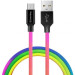 ColorWay Дата кабель USB 2.0 AM to Micro 5P 1.0m multicolor ColorWay (CW-CBUM017-MC)
