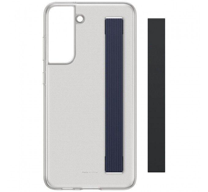 Samsung Чохол-накладка Samsung Clear Strap Cover для Samsung Galaxy S21 FE SM-G990 Dark Gray (EF-XG990CBEGRU)