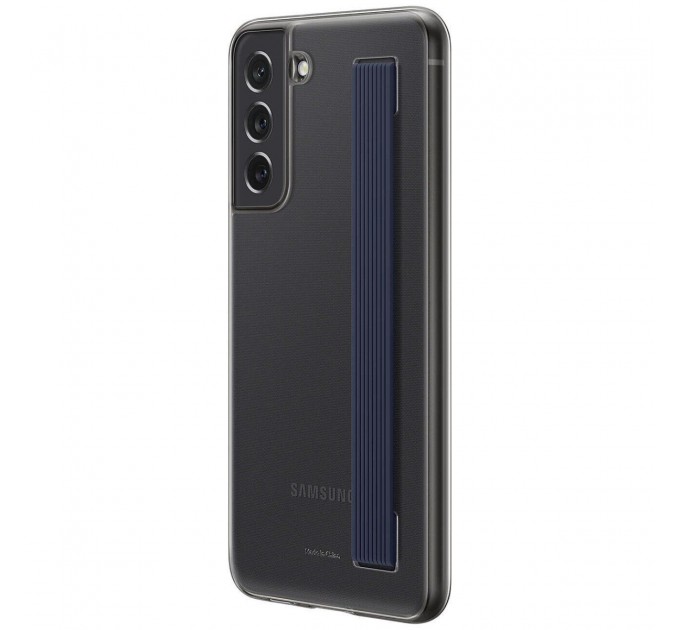 Samsung Чохол-накладка Samsung Clear Strap Cover для Samsung Galaxy S21 FE SM-G990 Dark Gray (EF-XG990CBEGRU)