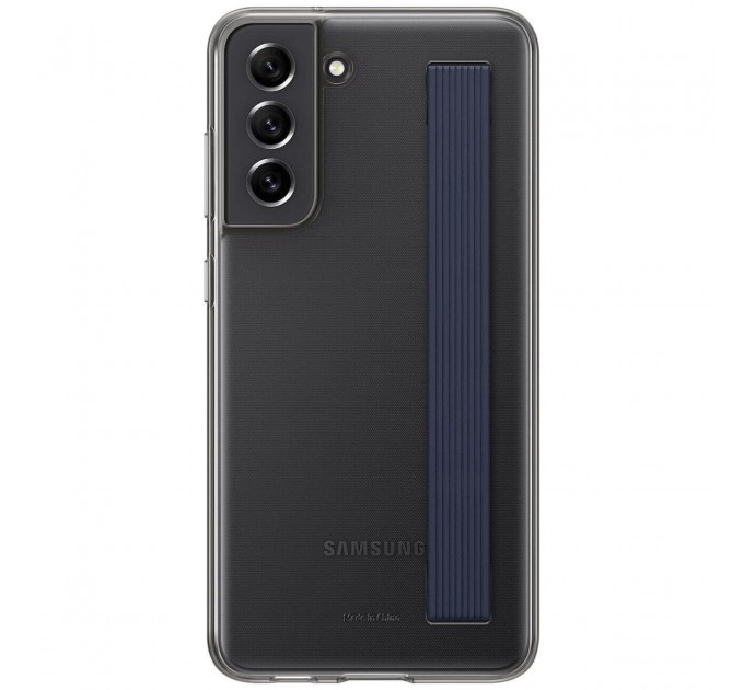 Samsung Чохол-накладка Samsung Clear Strap Cover для Samsung Galaxy S21 FE SM-G990 Dark Gray (EF-XG990CBEGRU)