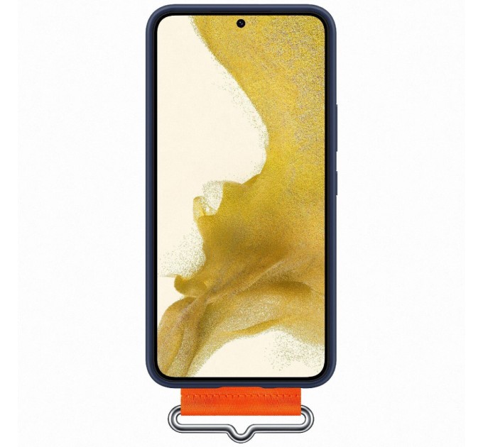 Samsung Чохол-накладка Samsung Silicone Cover with Strap для Samsung Galaxy S22 SM-S901 Navy (EF-GS901TNEGRU)