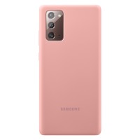 Чохол-накладка Samsung Silicone Cover для Samsung Galaxy Note 20 SM-N980 Copper Brown (EF-PN980TAEGRU)