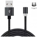 XoKo Дата кабель USB 2.0 AM to Type-C 1.2m Magneto black XoKo (SC-355a MGNT-BK)