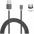 XoKo Дата кабель USB 2.0 AM to Type-C 1.2m Magneto grey XoKo (SC-355a MGNT-GR)