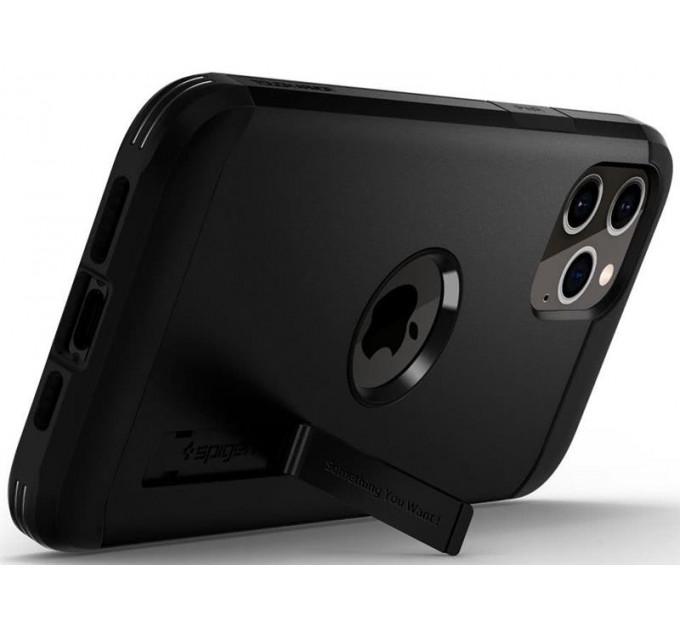Spigen Чохол-накладка Spigen Tough Armor для Apple iPhone 12 Pro Max Black (ACS01626)