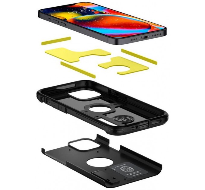 Spigen Чохол-накладка Spigen Tough Armor для Apple iPhone 12 Pro Max Black (ACS01626)