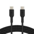 Belkin Дата кабель USB-С - USB-С BRAIDED, 1m, black Belkin (CAB004BT1MBK)