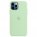 Apple Чохол-накладка Apple Silicone Case with MagSafe для Apple iPhone 12 Pro Max Pistachio (MK053)