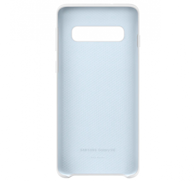 Samsung Чохол-накладка Samsung Silicone Cover для Samsung Galaxy S10 SM-G973 White (EF-PG973TWEGRU)