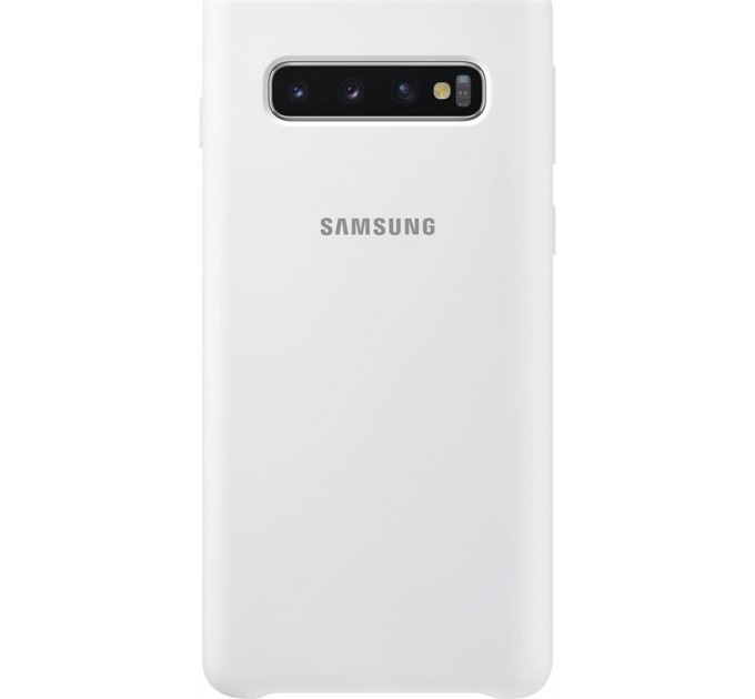 Samsung Чохол-накладка Samsung Silicone Cover для Samsung Galaxy S10 SM-G973 White (EF-PG973TWEGRU)
