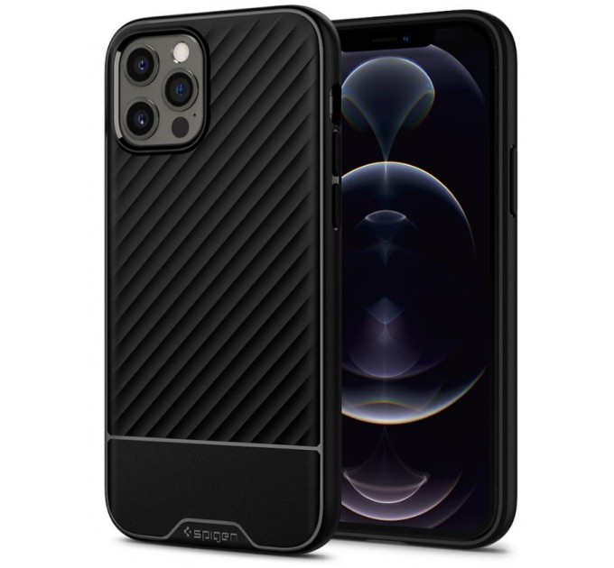 Spigen Чохол-накладка Spigen Core Armor для Apple iPhone 12 Pro Max Matte Black (ACS01471)