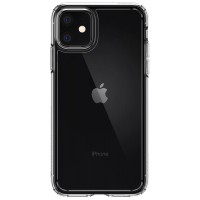 Чохол-накладка Spigen Crystal Hybrid для Apple iPhone 11 Crystal Clear (076CS27086)