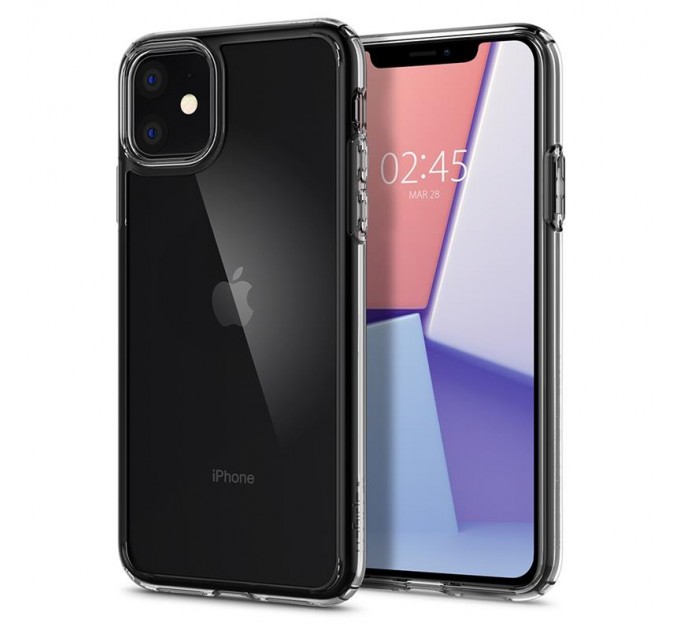 Spigen Чохол-накладка Spigen Crystal Hybrid для Apple iPhone 11 Crystal Clear (076CS27086)